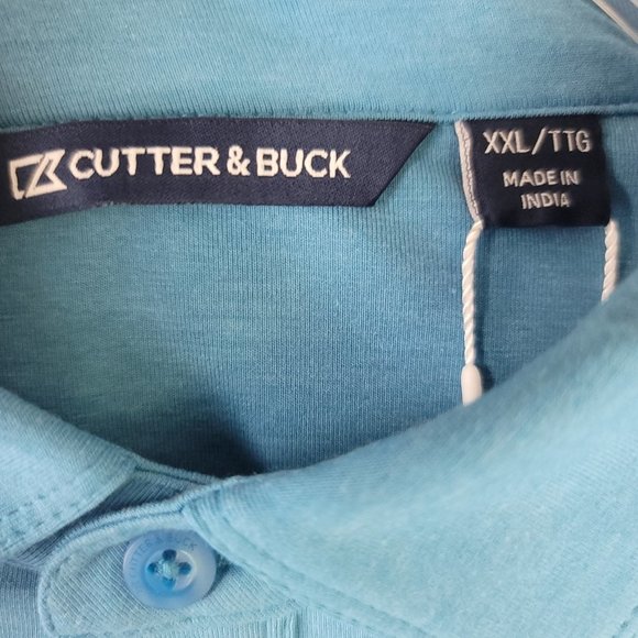 Cutter & Buck Polo DryTec Cotton Shirt Sz XXL - Picture 9 of 9